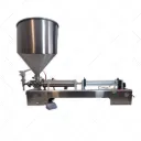 DGF1000P - Llenadora Neumatica liquidos o viscosos CON TROZOS 100-1000ml - Tolva conica