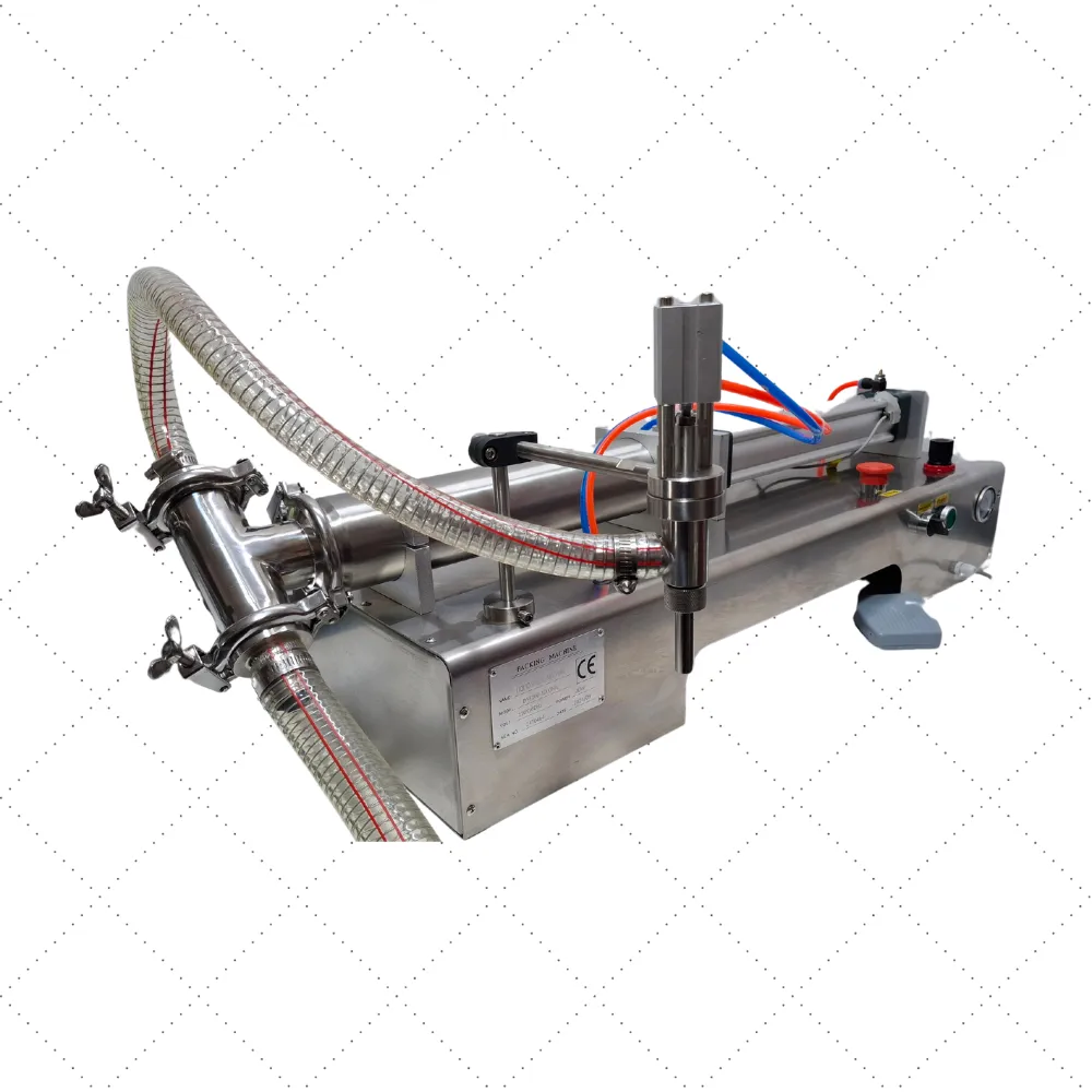 [M1022] DYF1000L - Llenadora (L) Neumática líquidos o viscosos SIN TROZOS 100-1000ml