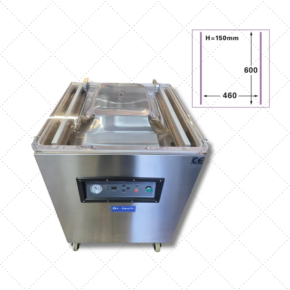 [M1068] VM600 E/B - Empacadora Vacío / Piso / Doble barra 600mm - 220V