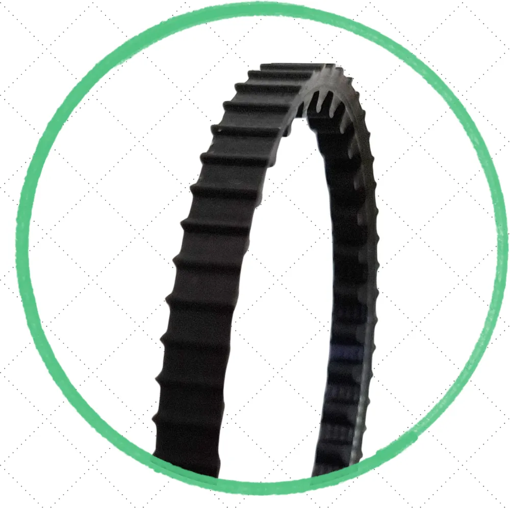 [R1009] Banda dentada estrillada 600x4x6mm 147 dientes (neopreno-negro) (SF-150 N/S down / FRP-810III down)
