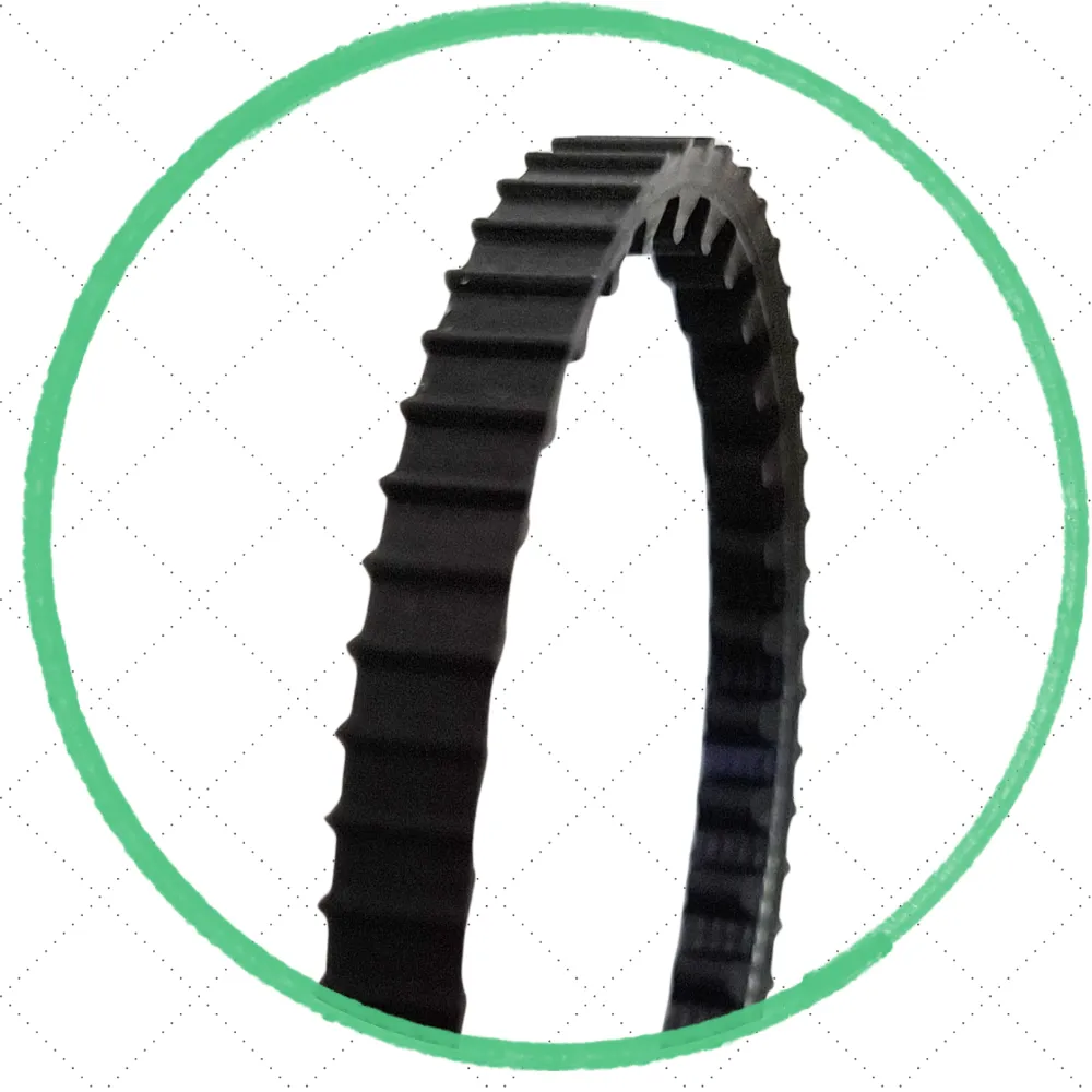 [R1011] Banda dentada estrillada 672x4x6mm 168 dientes (neopreno-negro) (for FRP-810III up)