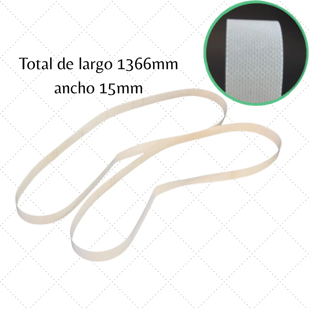 [R1041] kit 2 und. - Banda teflon PTFE 1366x15mm