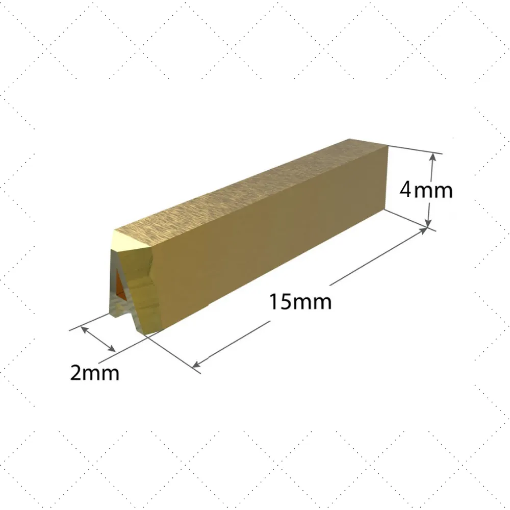 [R1120] Tipos INDIVIDUAL de impresión (for HP-280P) - 2x4x15mm - 4mm