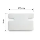 Mt Barra silicon para selladora de pedal con canales laterales
