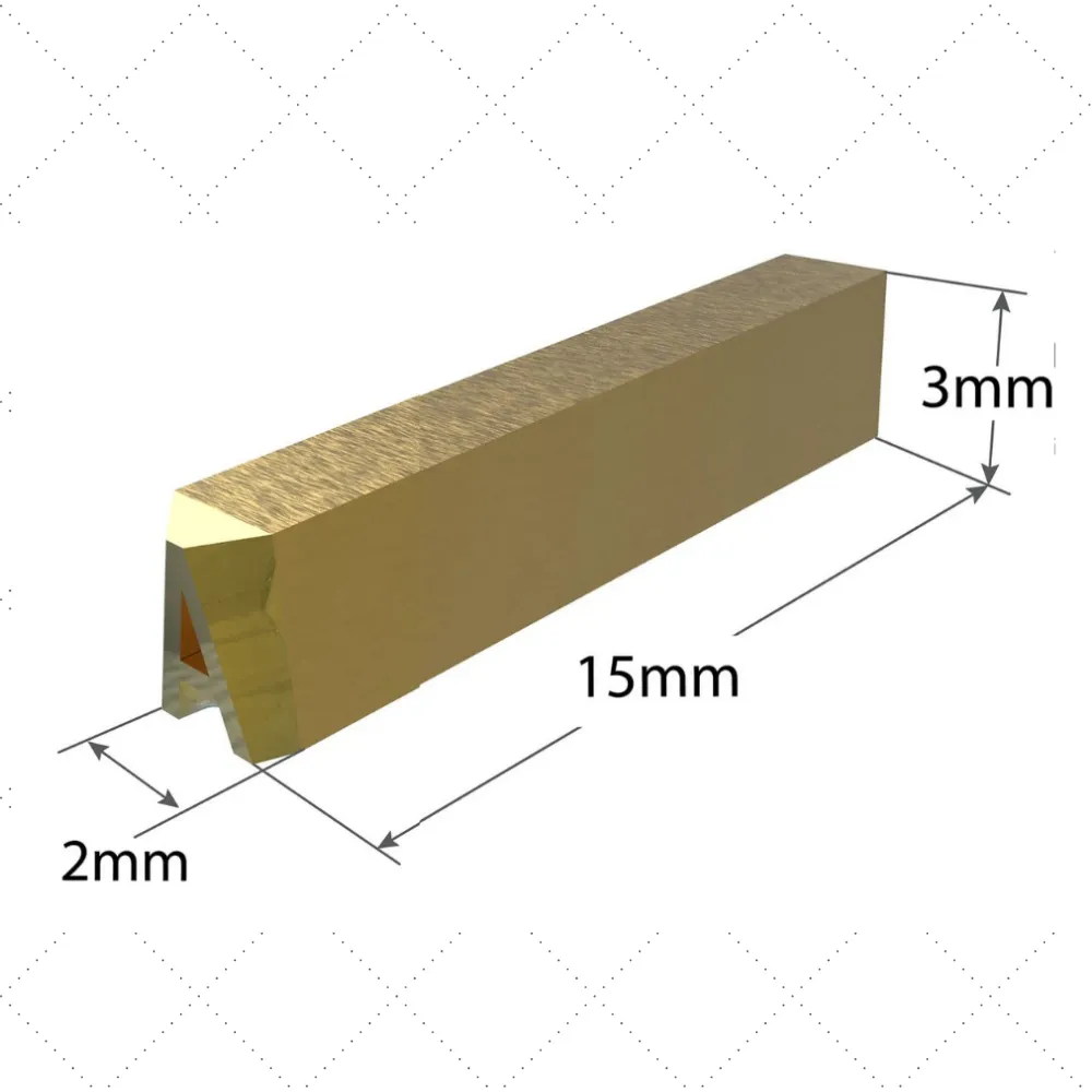 [R1129] Tipos INDIVIDUAL de impresión (for HP-241) - 2x3x15mm - 3mm