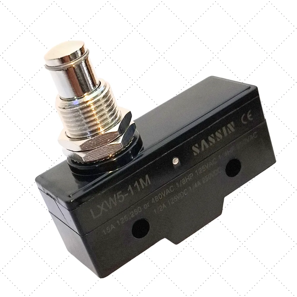 [R1134] Microswich de boton Sassin LXW5-11M 1/8 HP 110V (for PSF series)